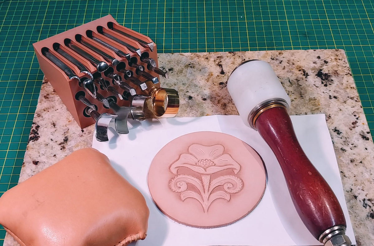 Tool Holder for Stamps and Swivel Knives Saddle Hills Leathercraft