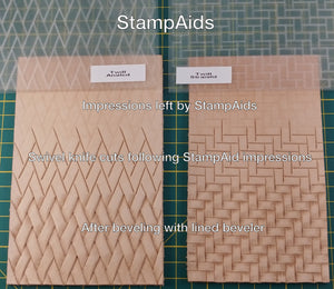 StampAids™ for Tooling the Twill Weave Pattern